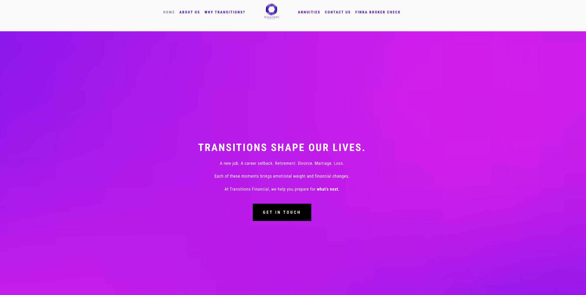 Transitions Financial LLC, Stopped guessing. Started targeting.